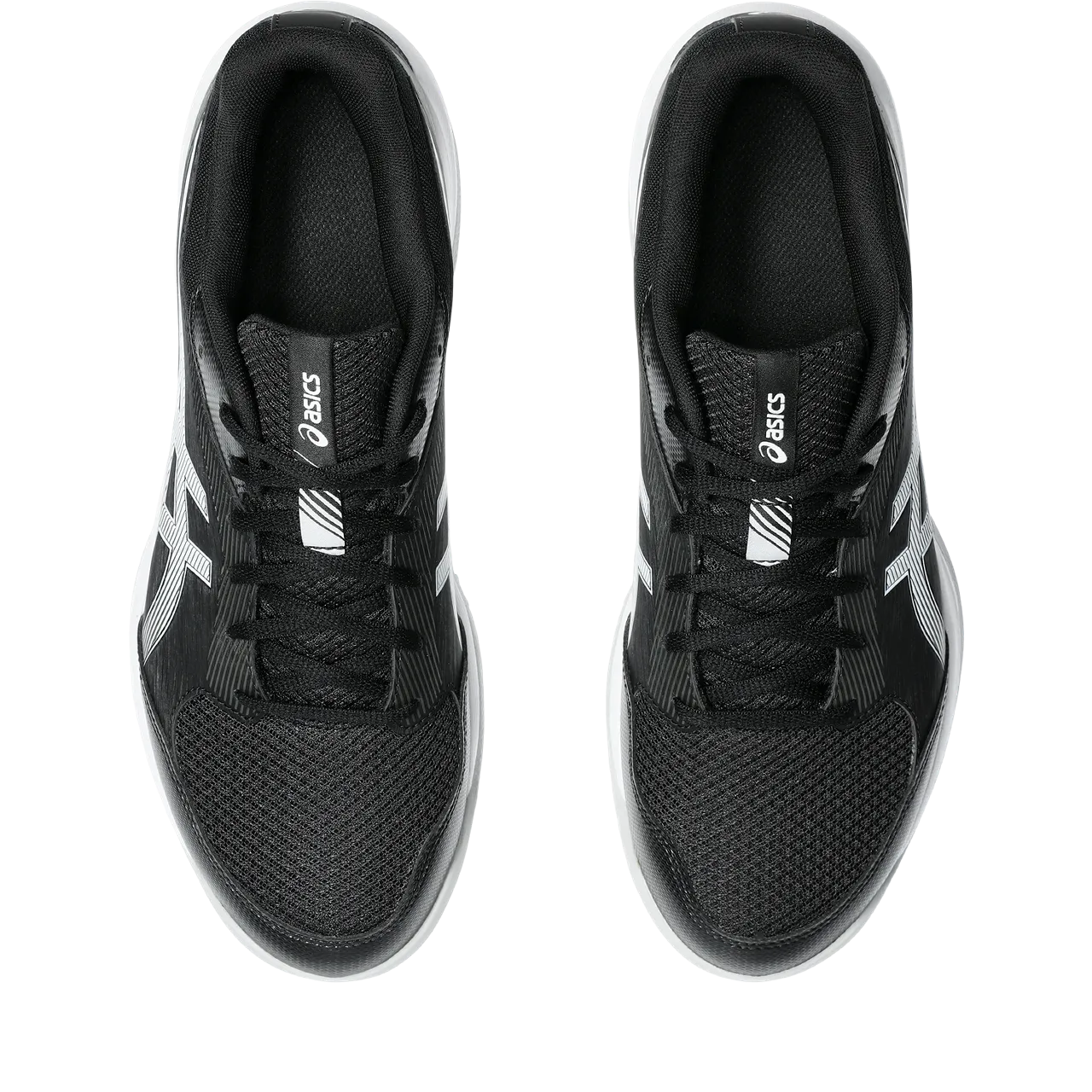 Asics Men's Gel Task 4 Indoor Court Shoes Black White