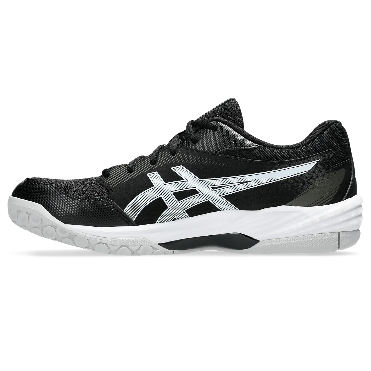 Asics Men's Gel Task 4 Indoor Court Shoes Black White