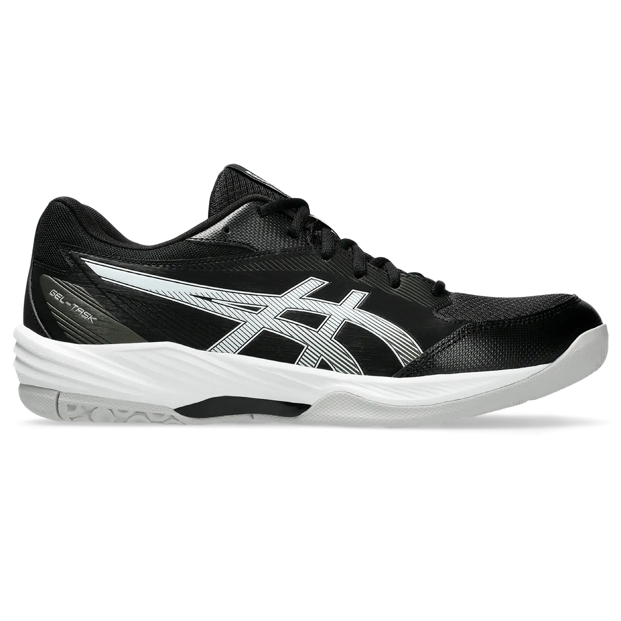 Asics Men's Gel Task 4 Indoor Court Shoes Black White