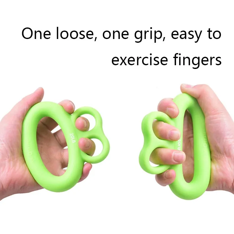 MAXSOINS MXO-DOUBLE-001 Frog Shape Finger Grip Training Device Finger Grip Ring, Specification: 40LB (Bearded Grass Green)