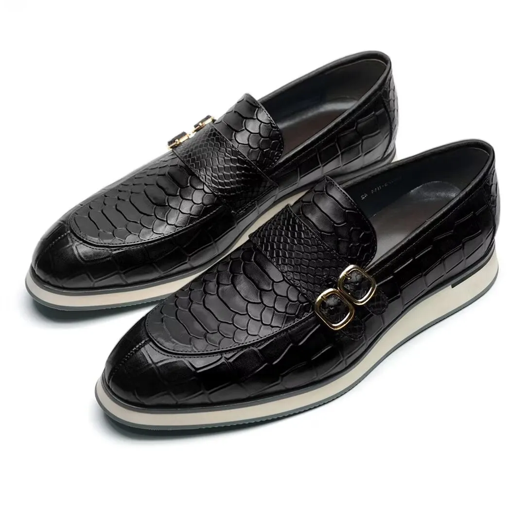 Refined Elegance Slip-On Leather Shoes